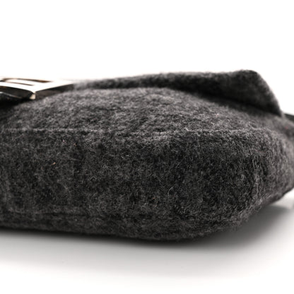 Fendi Wool Zucca Baguette Grey 9 of 13