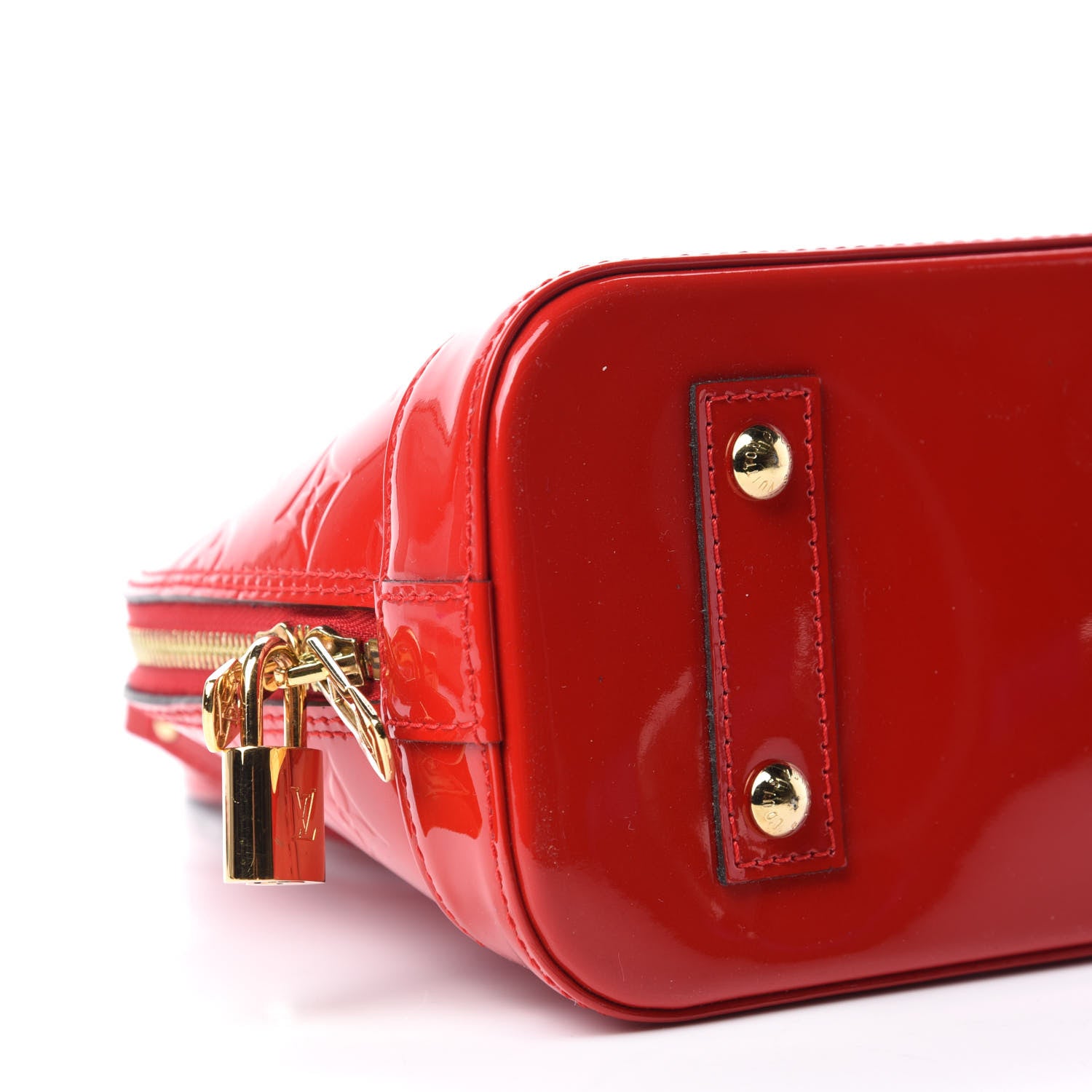 Louis Vuitton Vernis Alma BB Cherry 6 of 9