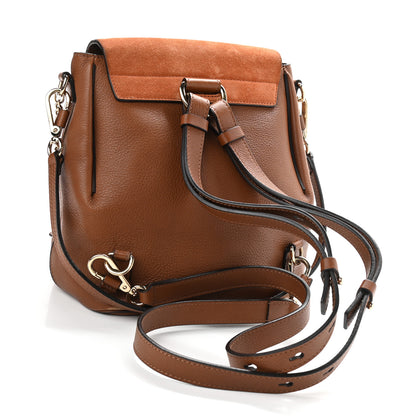 Chloe Suede Calfskin Medium Faye Backpack Tan 3 of 12