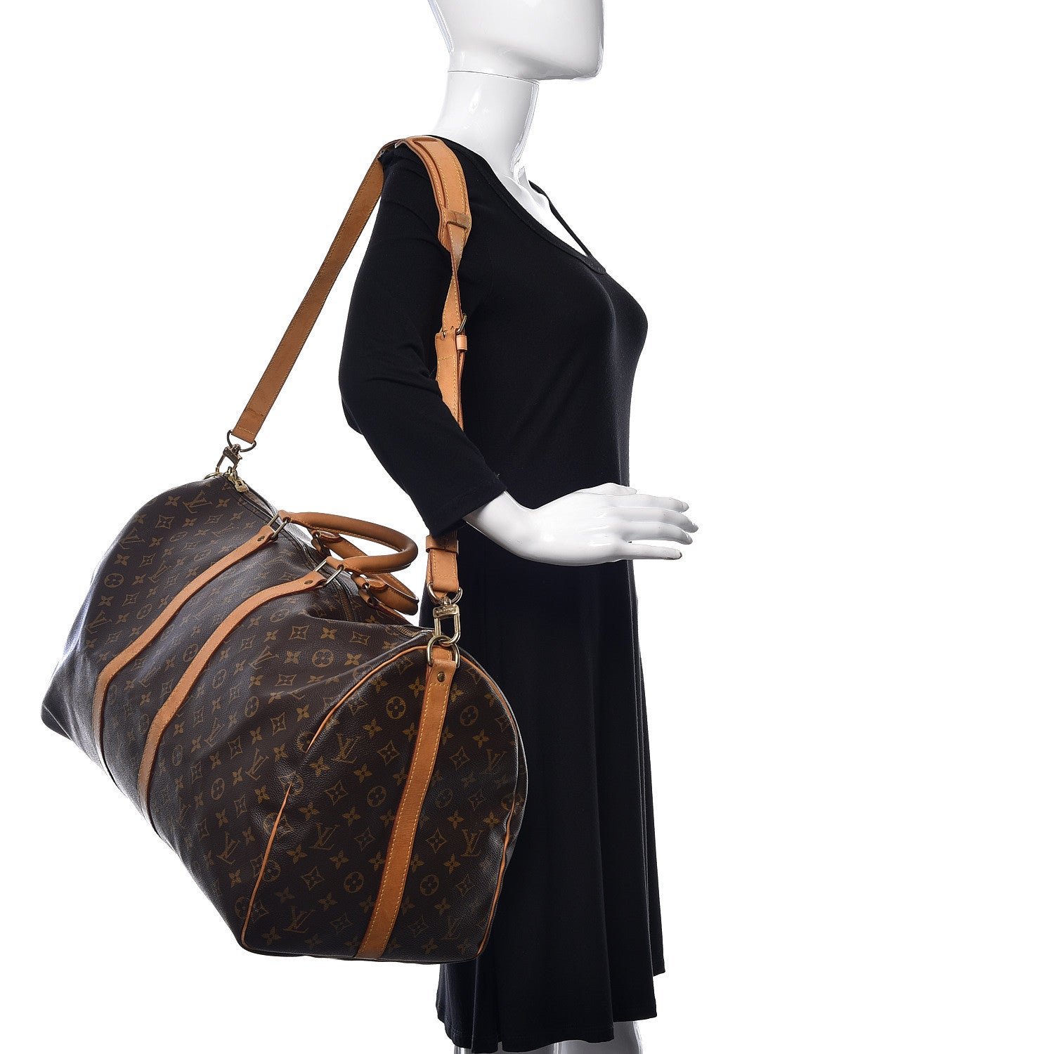 Louis Vuitton Monogram Keepall Bandouliere 55 2 of 20