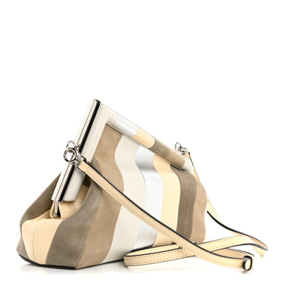 Fendi Nappa Suede Striped Inlay Small Fendi First Multicolor 3 of 14