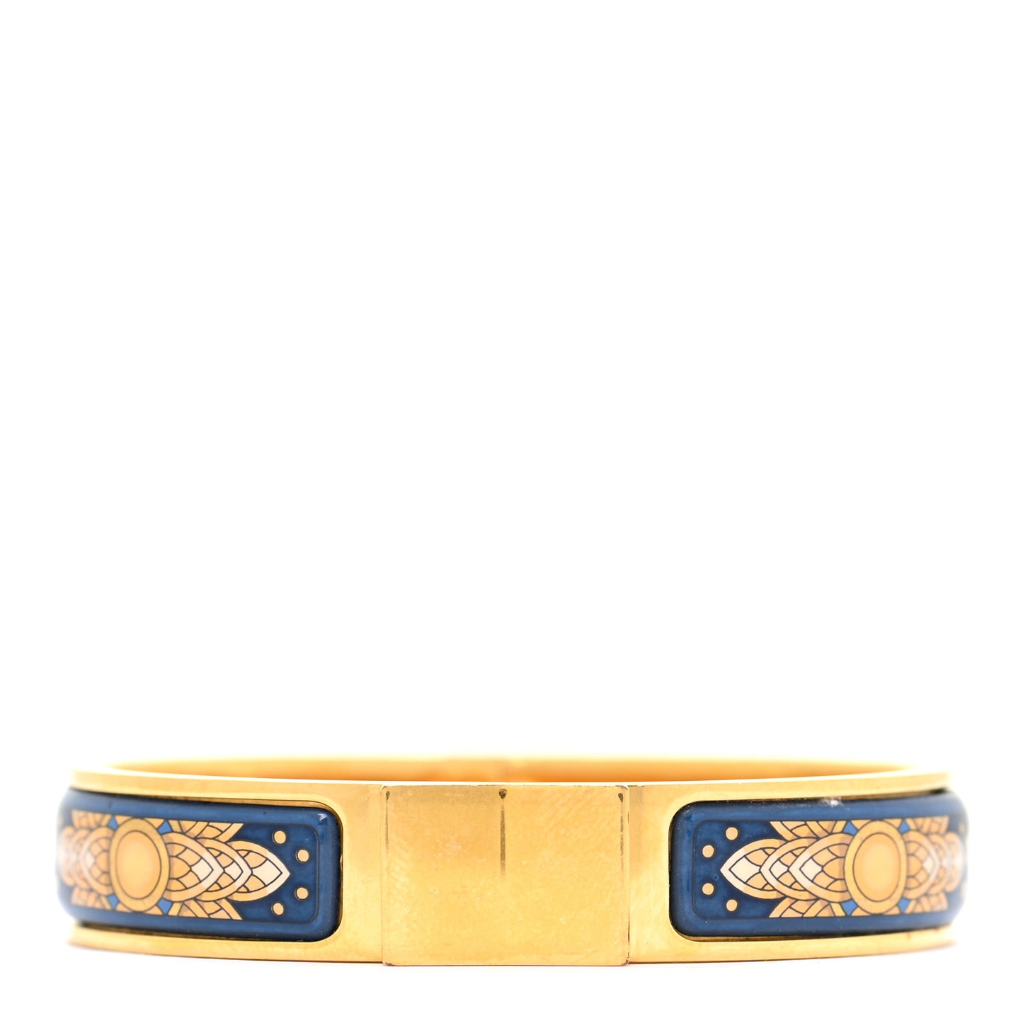 Enamel Printed Narrow Loquet Bracelet