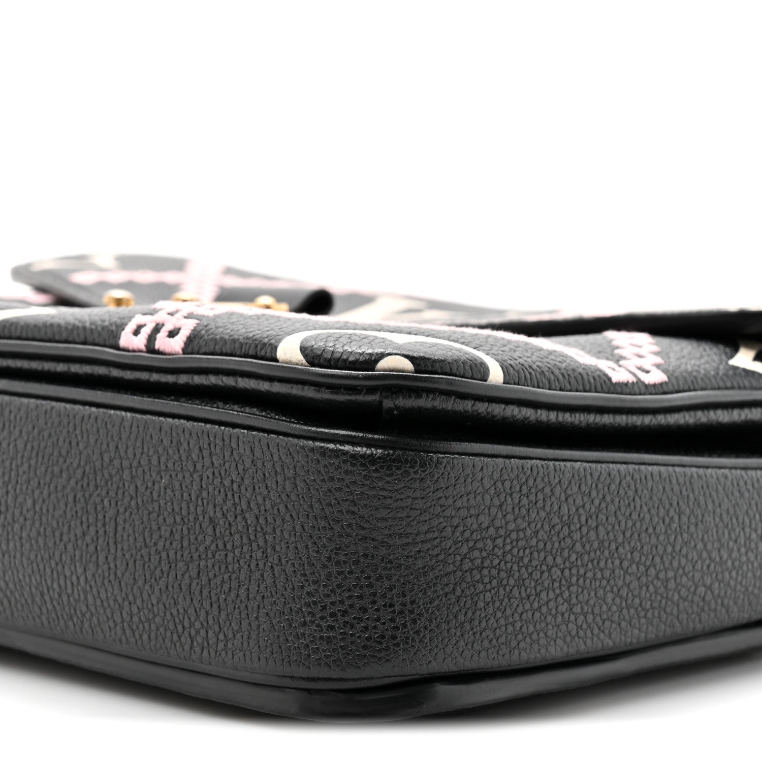 Louis Vuitton Empreinte Monogram Giant Broderies Pochette Metis Black 9 of 10