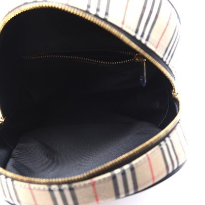 Burberry Smooth Calfskin 1983 Knight Check Link Backpack Black 4 of 9