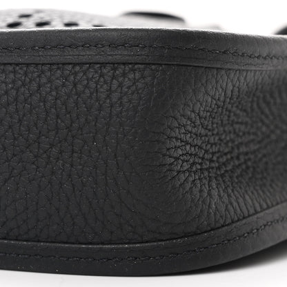 Hermes Taurillon Clemence Evelyne TPM Black 10 of 11