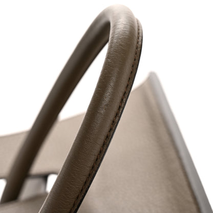 Celine Crisped Calfskin Large Tie Knot Tote Dark Khaki 17 of 17