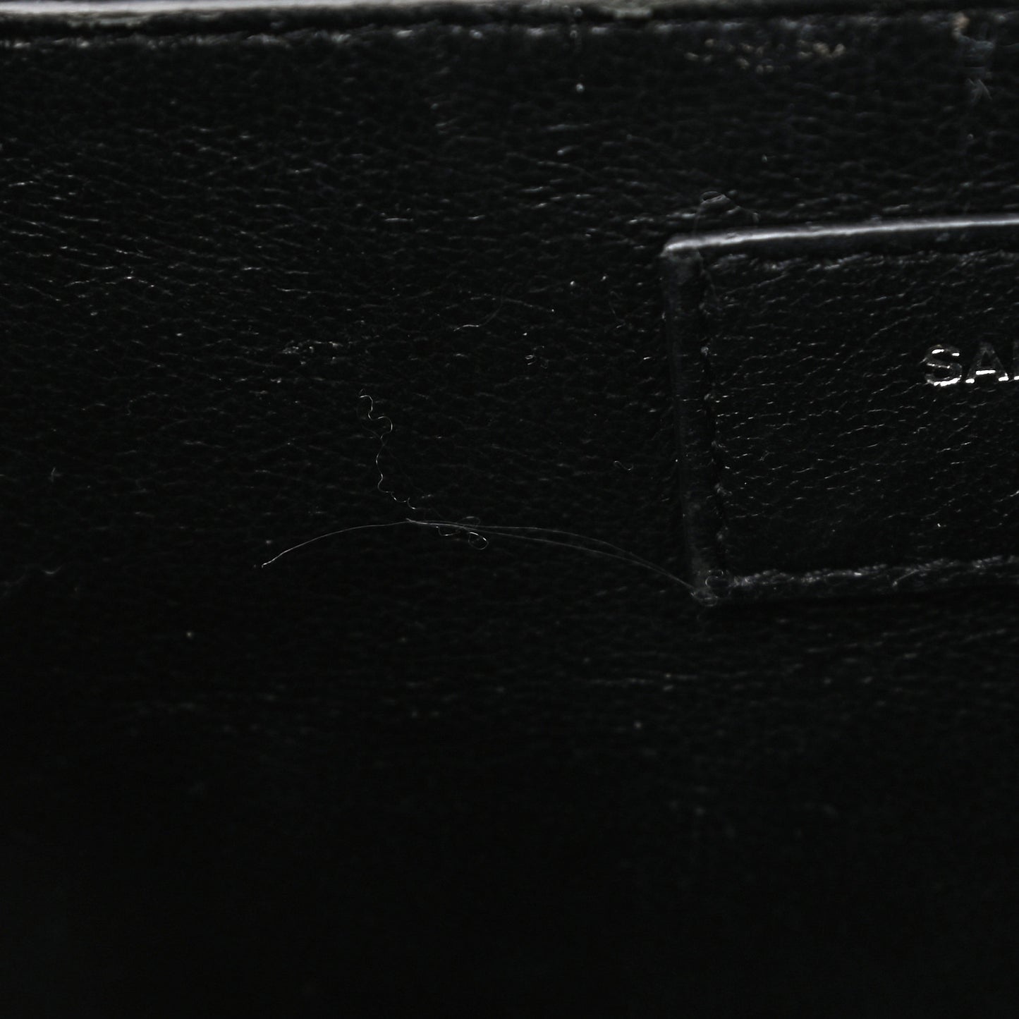 Grain De Poudre Textured Mixed Matelasse Medium Triquilt Monogram Satchel Granite