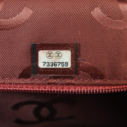 Chanel Patent Chocolate Bar Quilted Tote Red 8 of 10