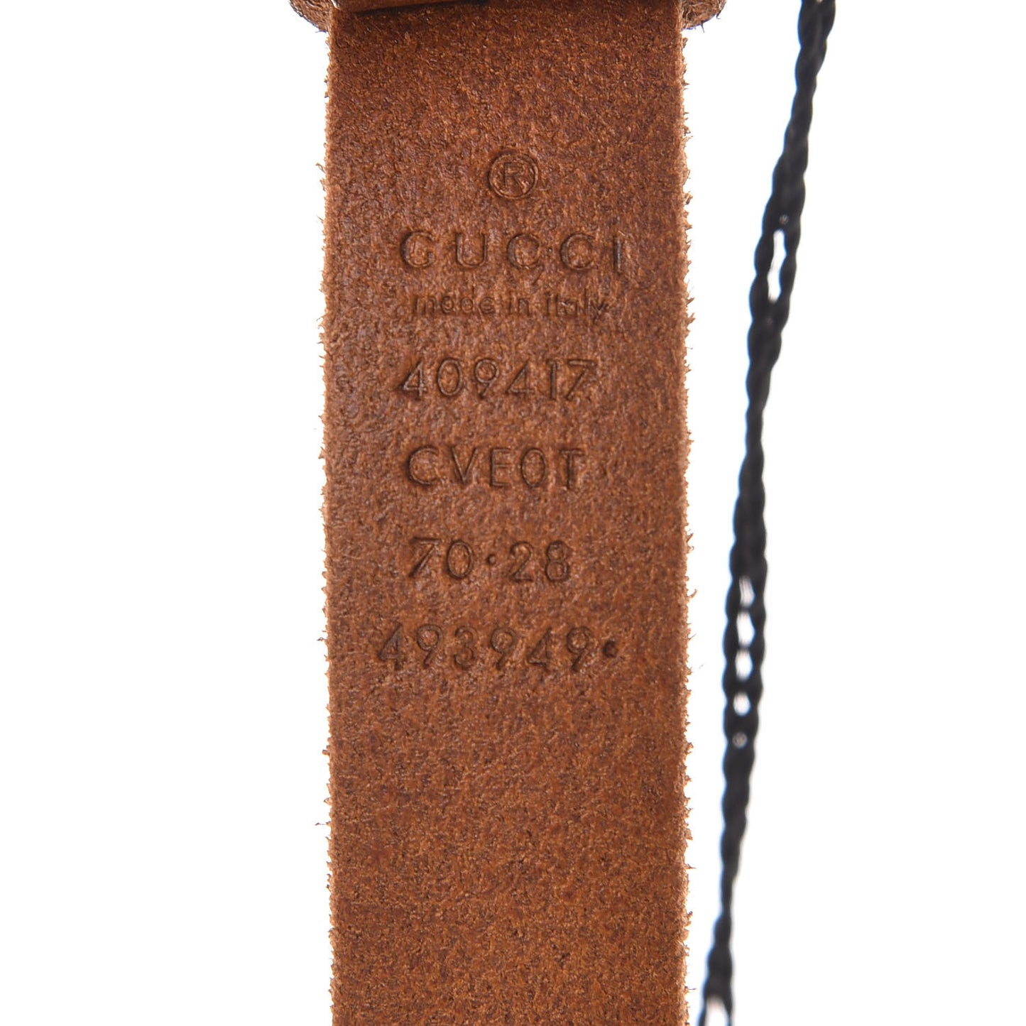 Faded Calfskin Double G 20mm Belt 70 28 Cuir