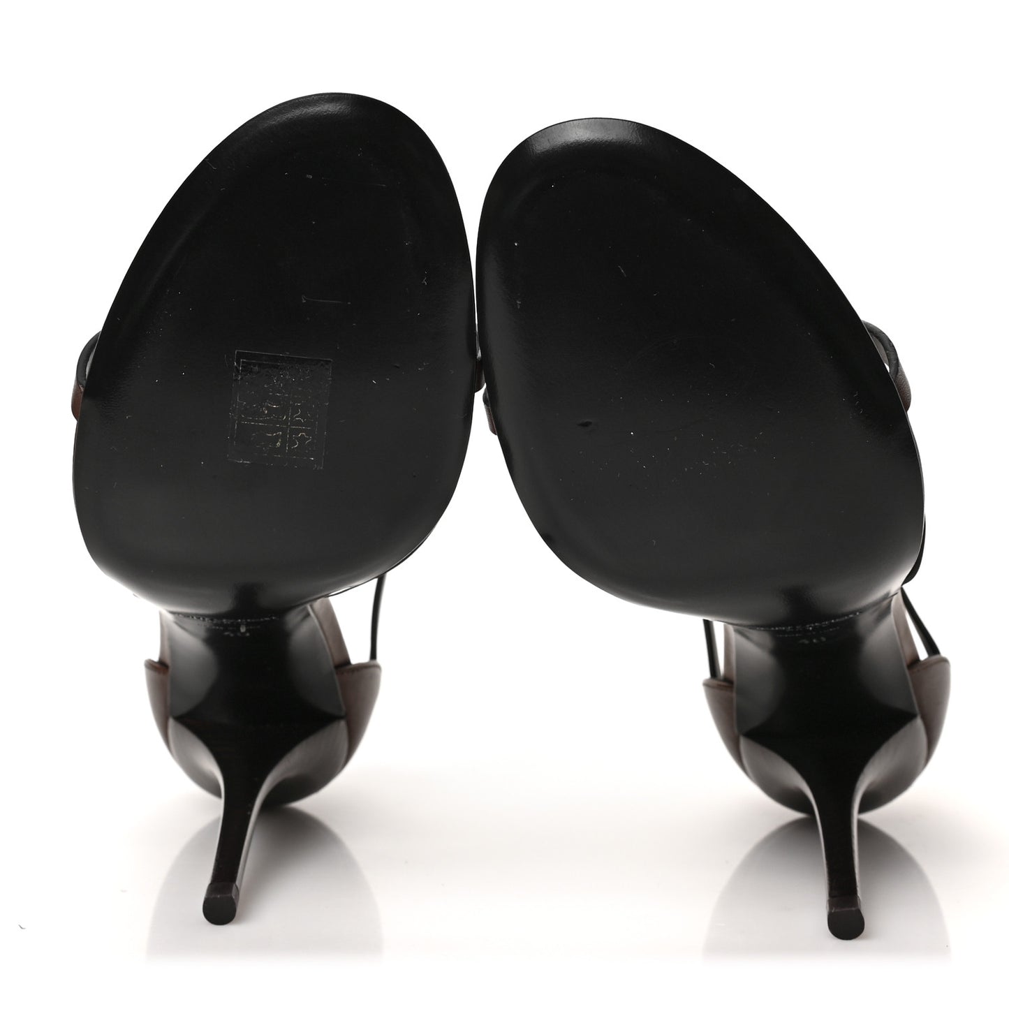 Calfskin Cassandra 100 Sandals 40 Brown