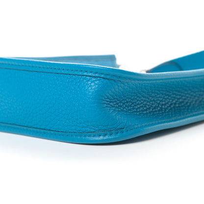 Hermes Taurillon Clemence Evelyne TPM Bleu Zanzibar 10 of 12