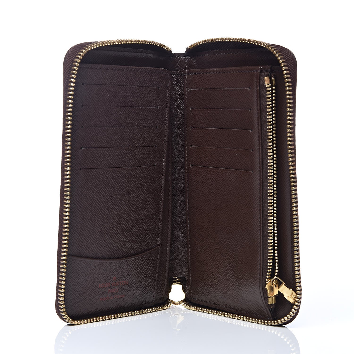 Louis Vuitton Damier Ebene Compact Zippy Wallet 5 of 8