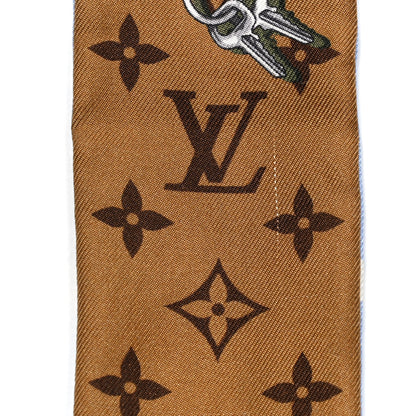 Louis Vuitton Silk Monogram Rising Confidential BB Bandeau Brown 7 of 8