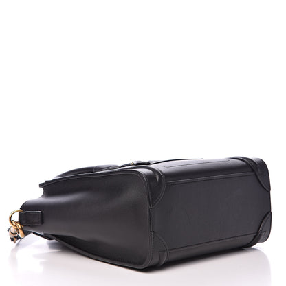 Celine Smooth Calfskin Nano Luggage Black 4 of 14