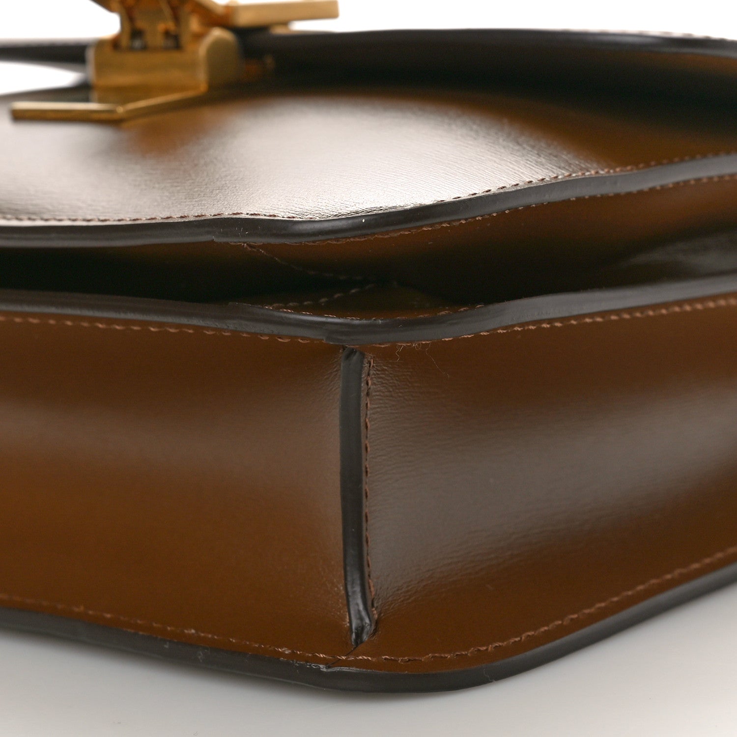 Celine Box Calfskin Teen Classic Box Flap Bag Camel 10 of 11