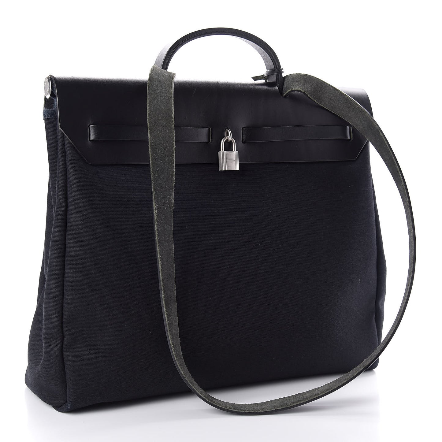 Toile Vache Calfskin Herbag 39 MM Black