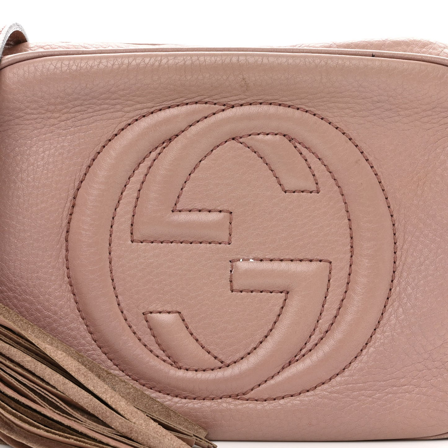 Cellarius Calfskin Small Soho Disco Bag Dark Cipria