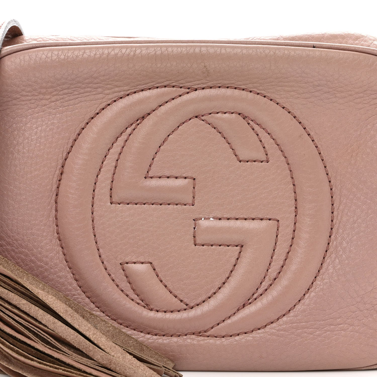 Gucci Cellarius Calfskin Small Soho Disco Bag Dark Cipria 7 of 14