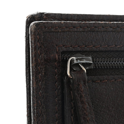 Gucci Monogram Calfskin Ladies Web Continental Wallet Beige Ebony Cocoa 9 of 9