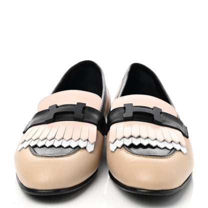 Hermes Goatskin Womens Royal Loafers 37.5 Multicolor 2 of 8