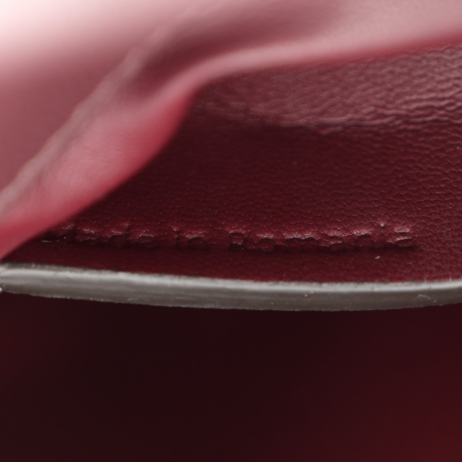 Givenchy Calfskin Crocodile Embossed Eden Mini Top Handle Burgundy 7 of 10