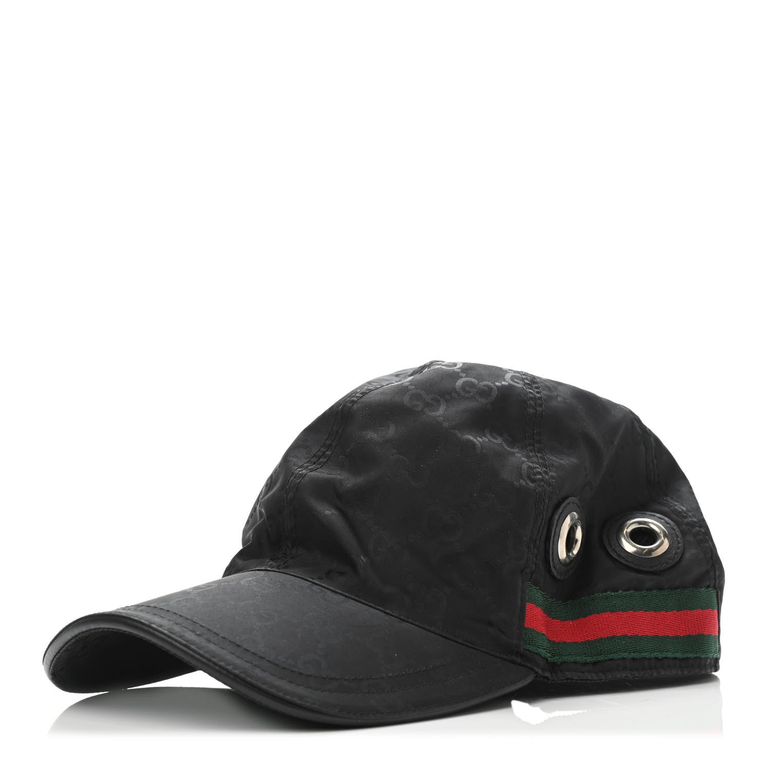 Gucci Monogram Web 500 by Gucci Baseball Hat L Black 1 of 4