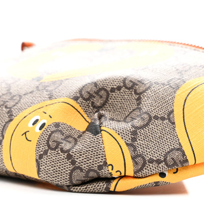 Gucci GG Supreme Monogram Banana Childrens Belt Bag Beige Ebony Multicolor Carrot Orange 10 of 11