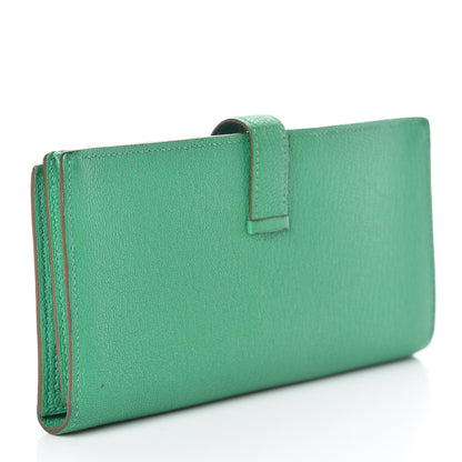 Hermes Chevre Mysore Bearn Wallet Menthe 3 of 13