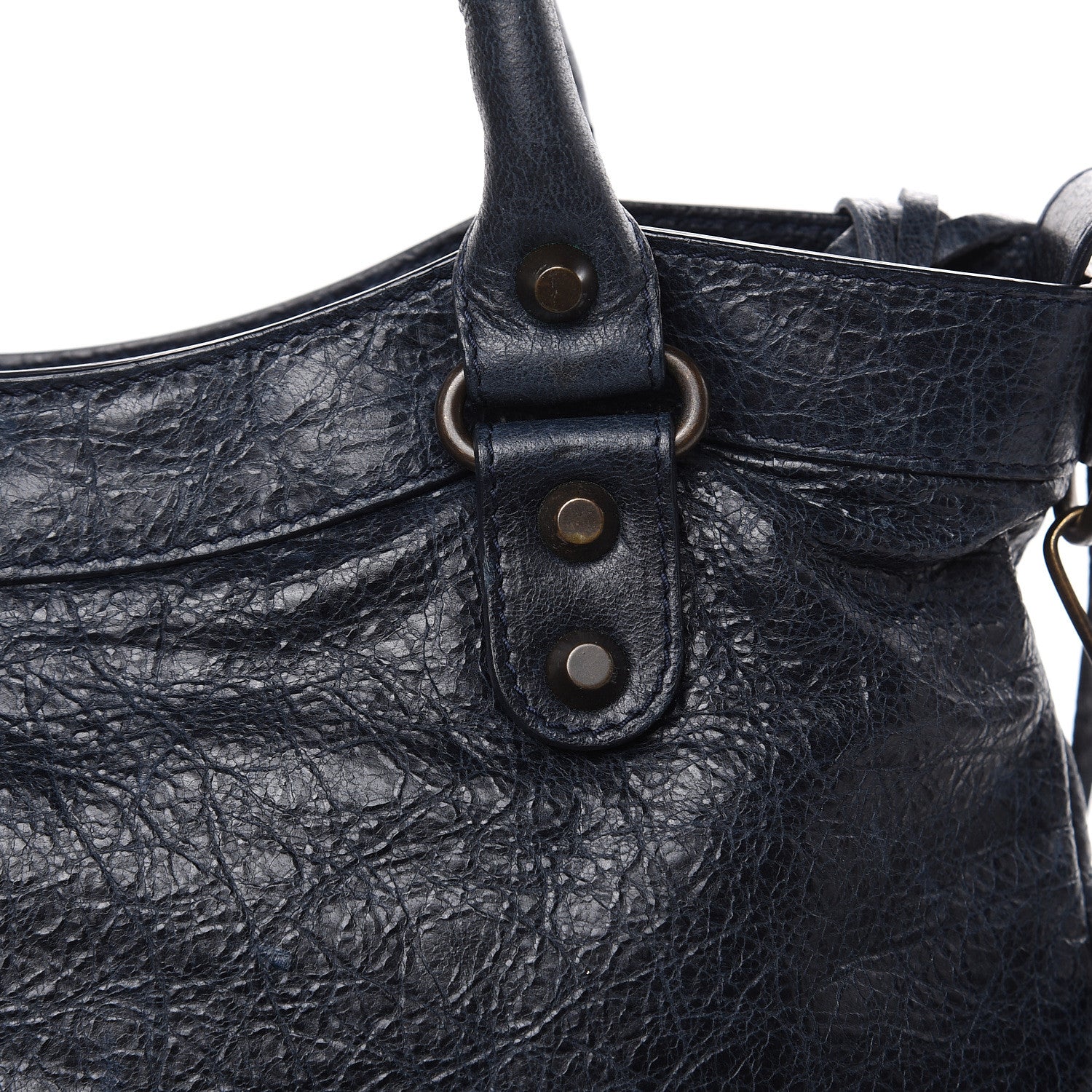 Balenciaga Agneau Classic Hardware Town Dark Night 10 of 10