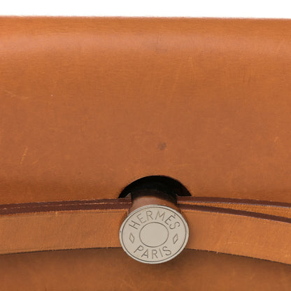 Hermes Toile Officier Barenia Herbag Zip PM 39 Ciel Natural 17 of 22