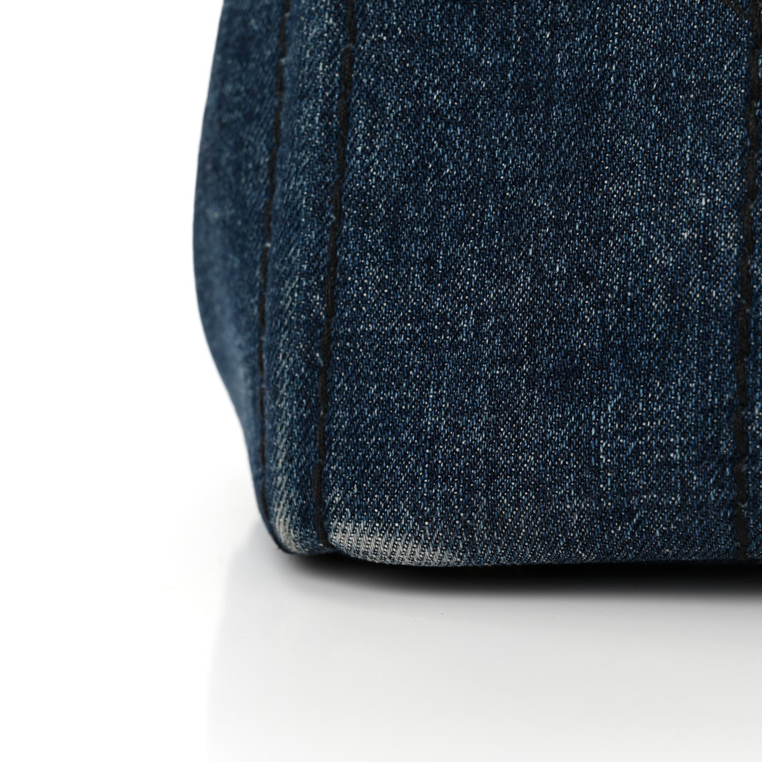 Prada Denim Canapa Small Logo Tote Avio 15 of 18