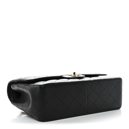 Chanel Caviar Quilted Jumbo Double Flap Black 4 of 11