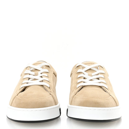 Hermes Suede Goatskin Mens Kid Sneakers 43 Kraft 3 of 9