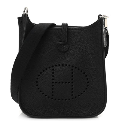 Hermes Taurillon Clemence Evelyne TPM Black 1 of 11