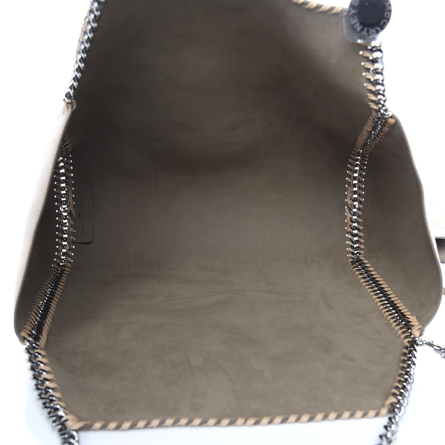Stella McCartney Shaggy Deer Falabella Reversible Tote Clotted Cream 8 of 11