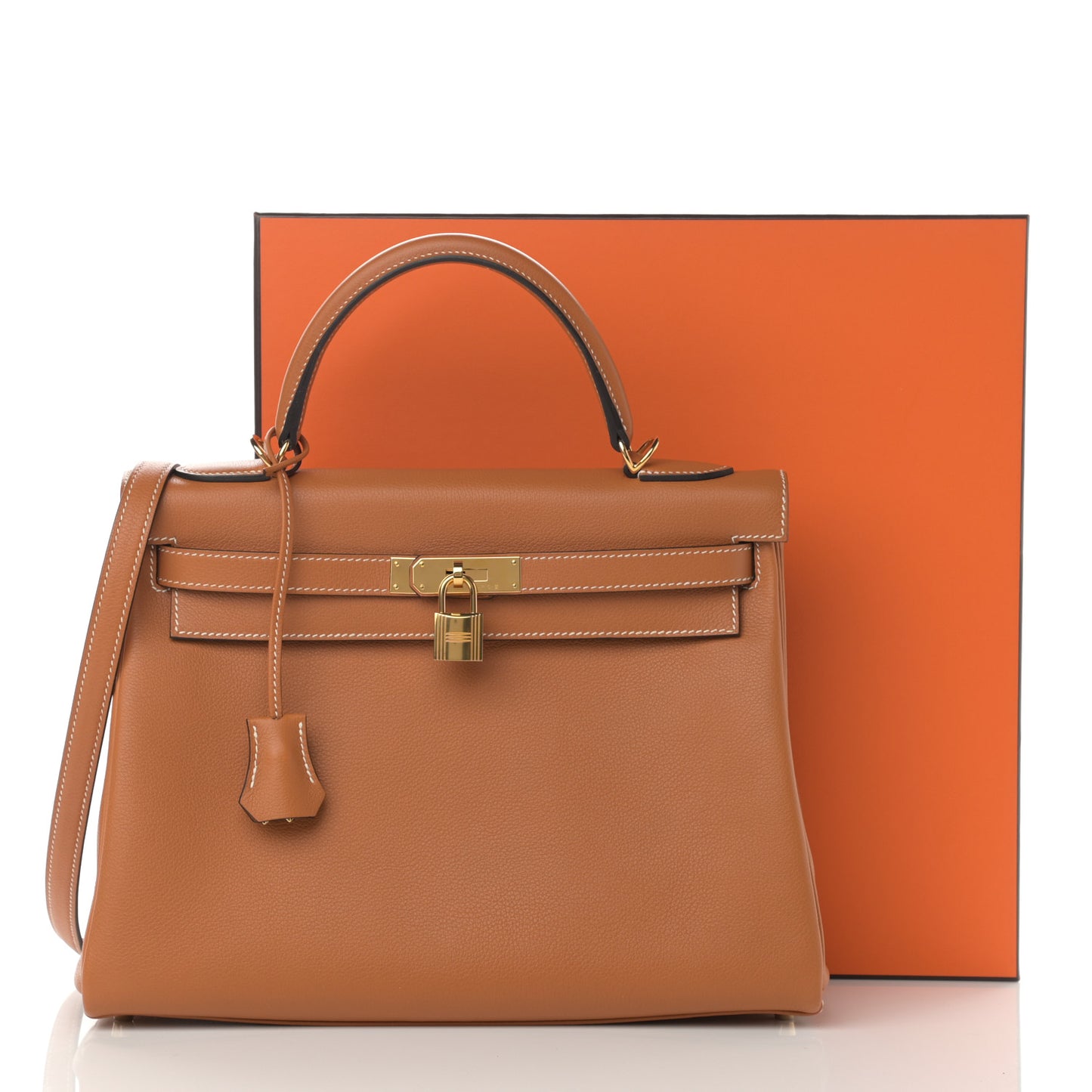 Evercolor Kelly Retourne 32 Toffee