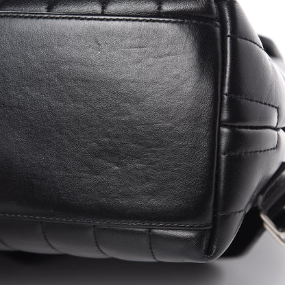 Saint Laurent Calfskin Y Quilted Monogram Medium Loulou Backpack Black 18 of 18