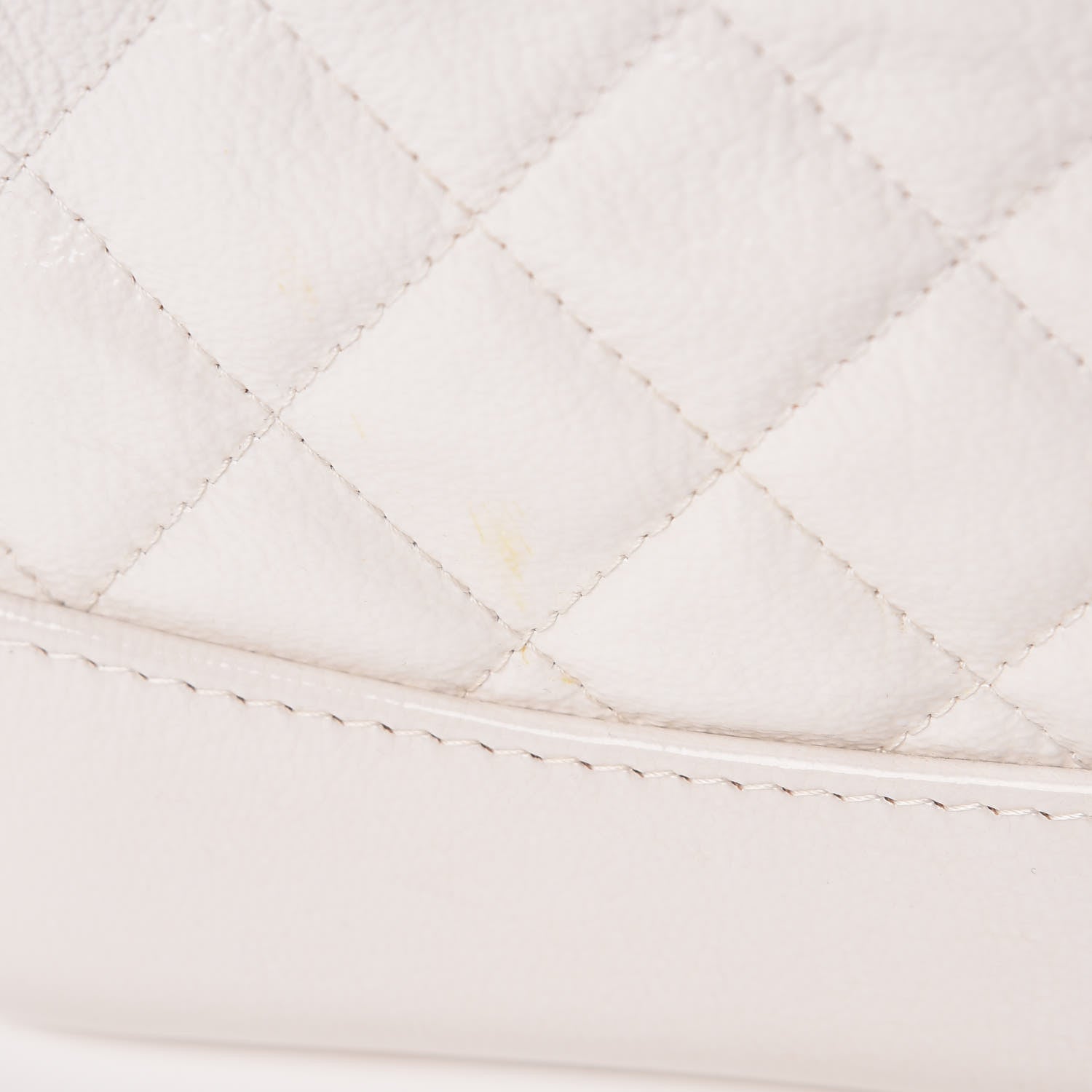 Chanel Patent Goatskin Quilted Small Gabrielle Backpack White 10 of 10