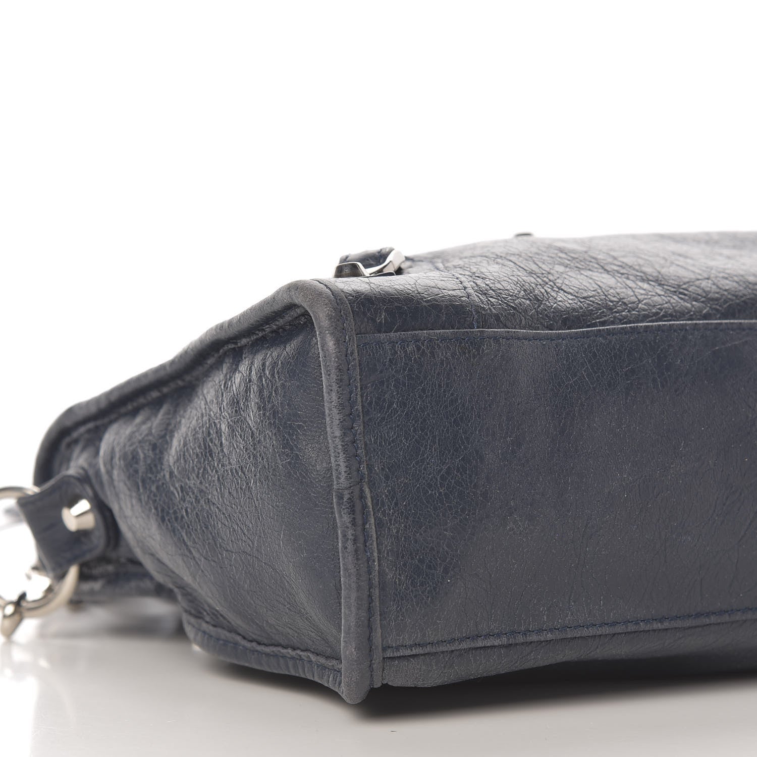 Balenciaga Agneau Classic Silver Hardware S City Bleu Obscur 6 of 12