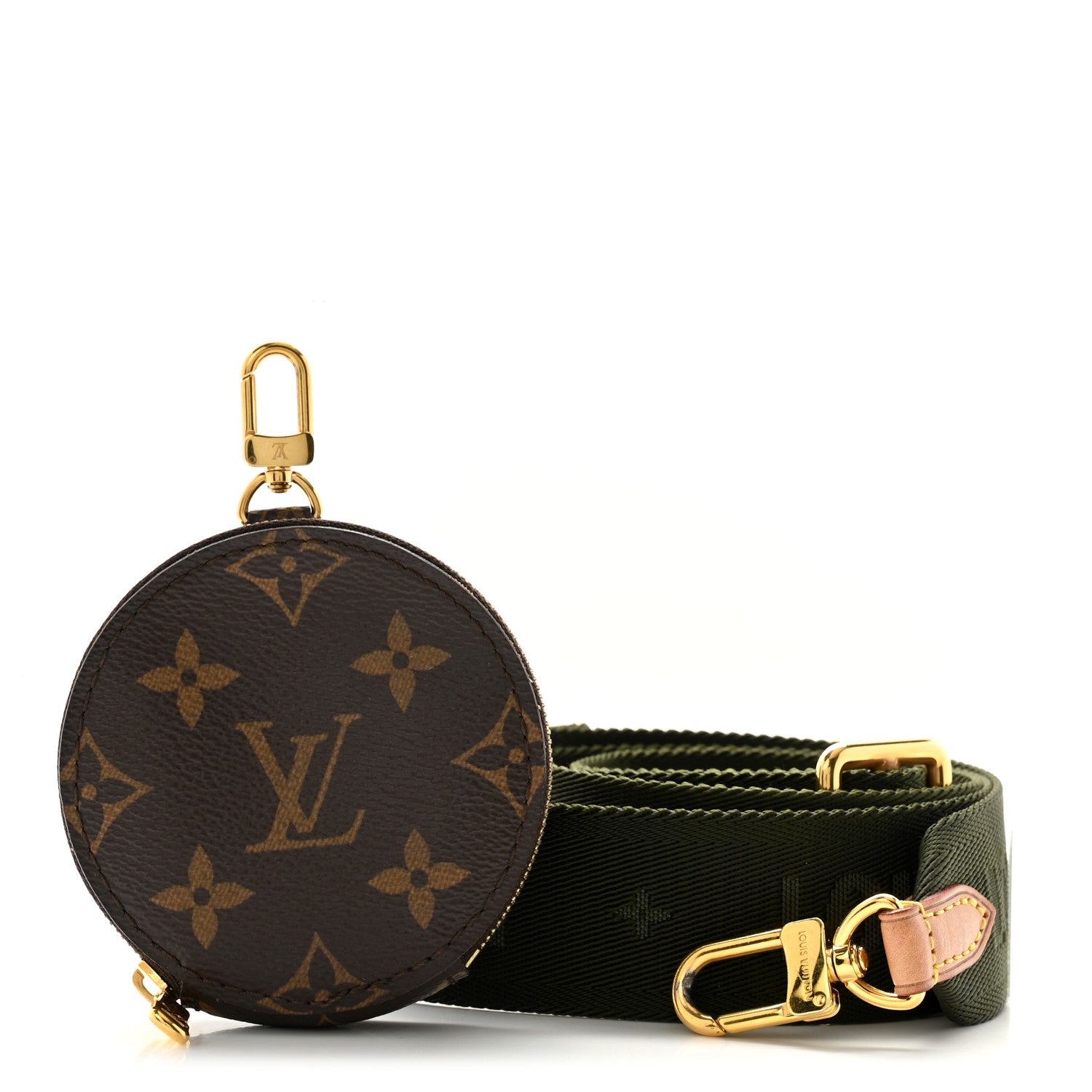 Louis Vuitton Monogram Multi Pochette Accessories Bandouliere Shoulder Strap Kaki 1 of 7