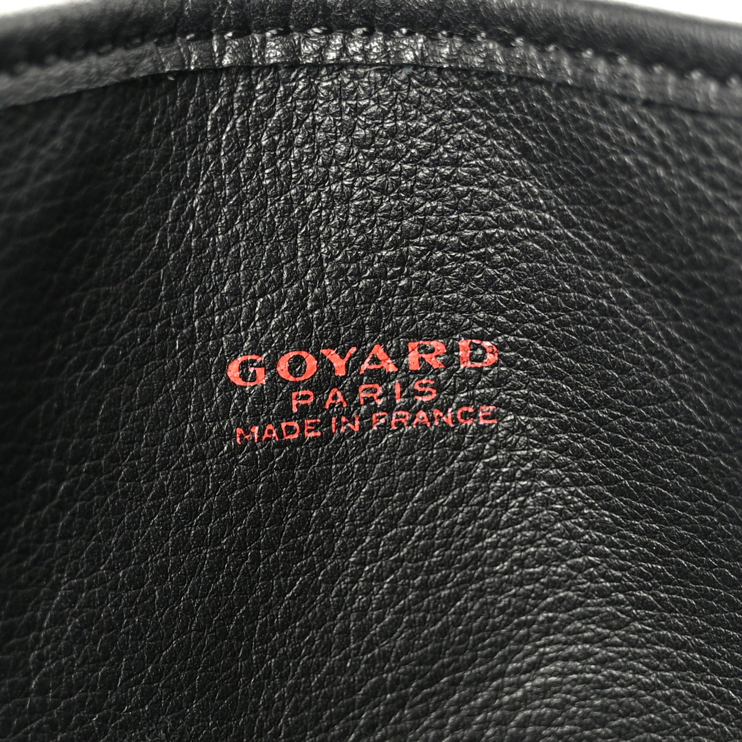 Goyardine Reversible Mini Anjou Black