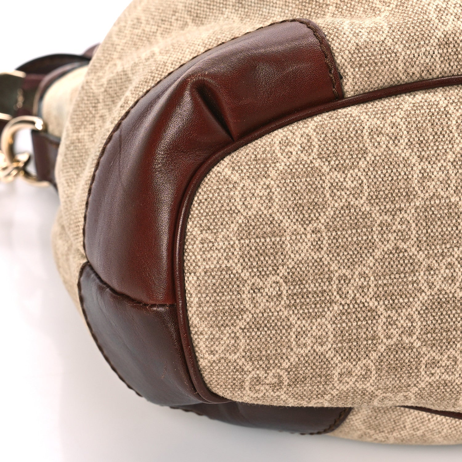 Gucci Monogram Medium Sukey Top Handle Dark Brown 7 of 13