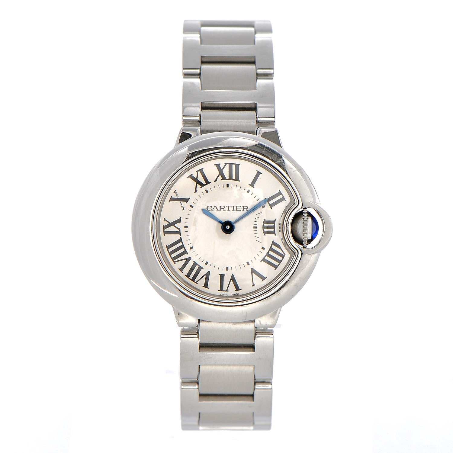 Cartier Stainless Steel 28mm Ballon Bleu De Quartz Watch 1 of 10