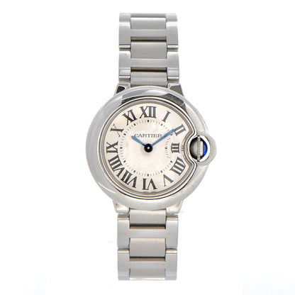 Cartier Stainless Steel 28mm Ballon Bleu De Quartz Watch 1 of 10