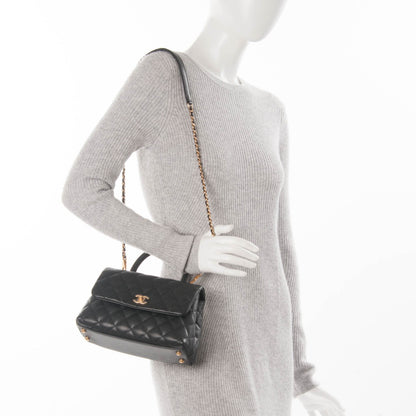 Chanel Caviar Quilted Mini Coco Handle Flap Black 2 of 7