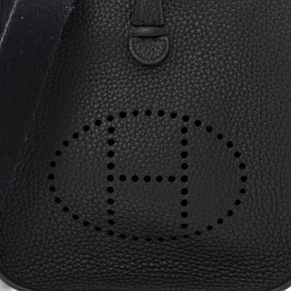 Hermes Taurillon Clemence Evelyne TPM Black 8 of 11