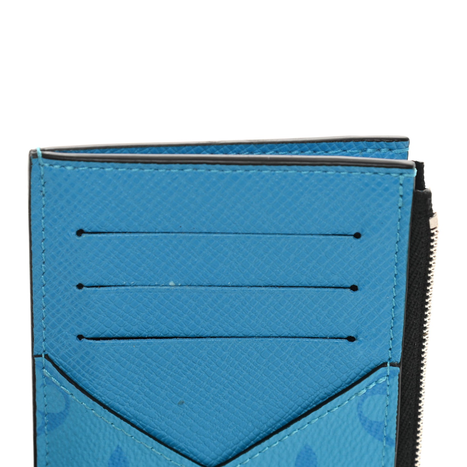 Louis Vuitton Taigarama Coin Card Holder Blue Lagoon 8 of 8