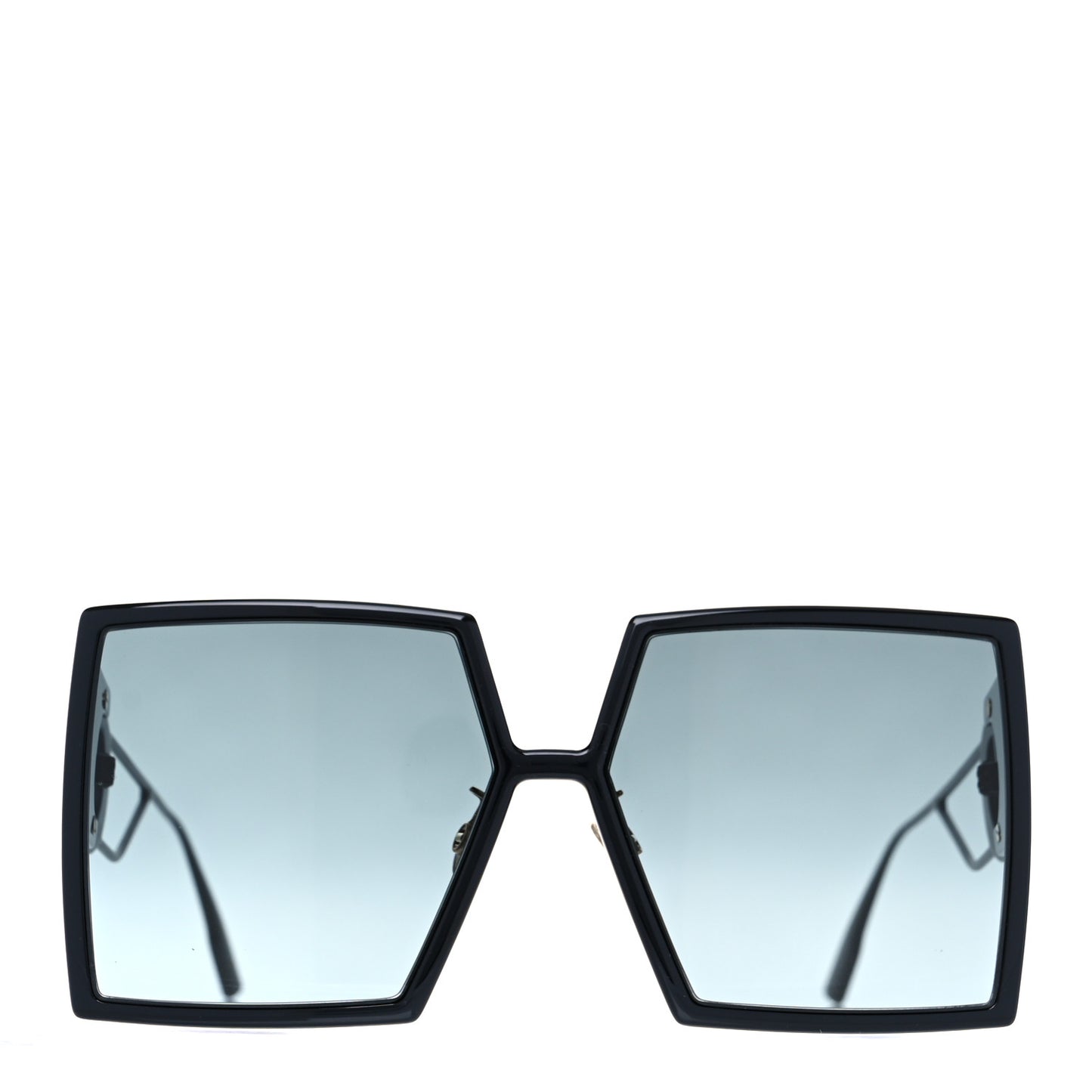 Square Injection Sunglasses Black Smoke