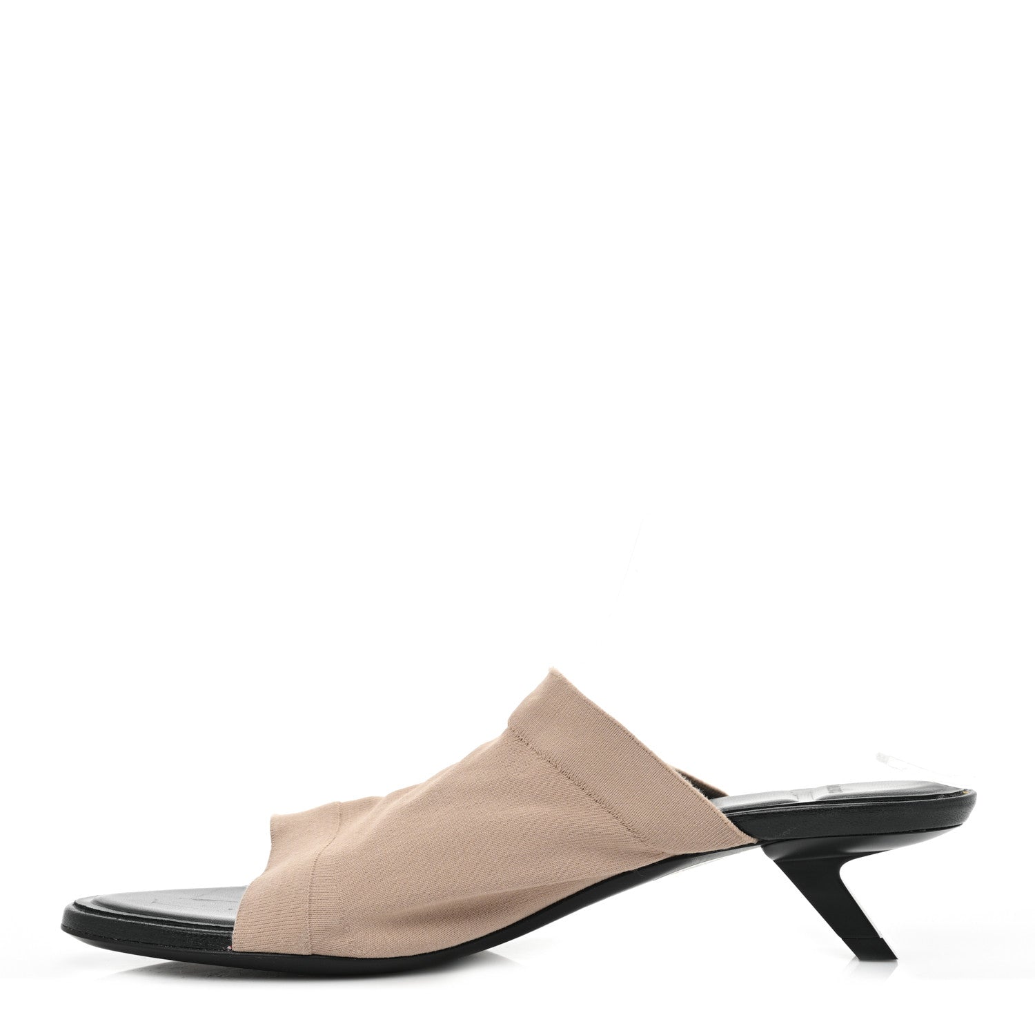 Balenciaga Jersey Stretch Heel Sandals 37 Beige 1 of 9