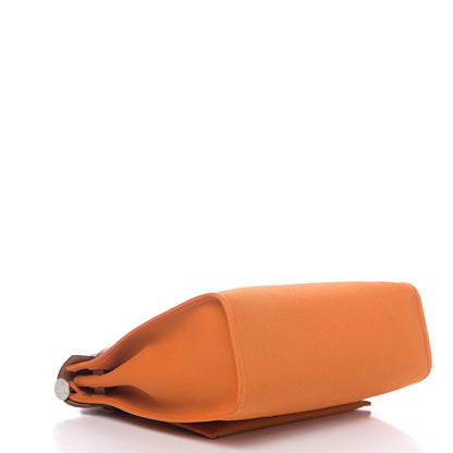 Hermes Vache Hunter Toile Herbag Zip 31 PM Orange 4 of 12